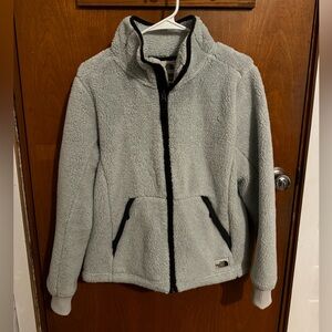 Women’s Northface Zip Up Jacket Light blue
